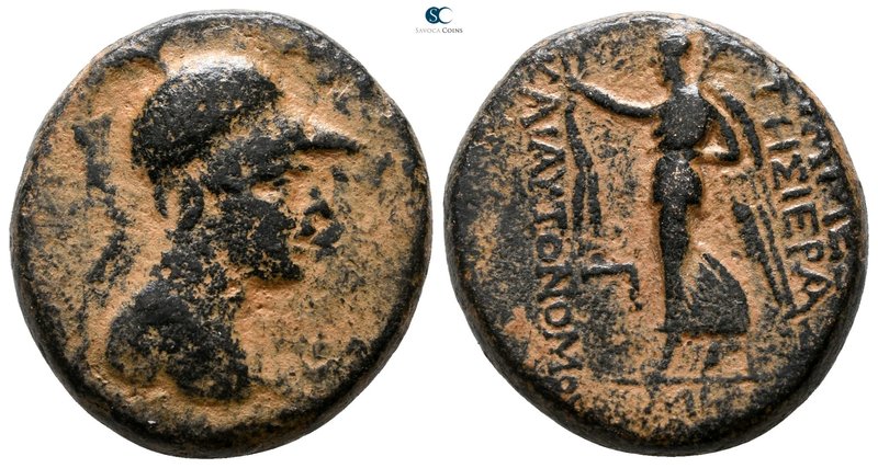 Seleucis and Pieria. Apameia circa 100-0 BC. Dated year 3 of the “Pompeian” era ...