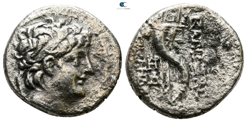 Seleukid Kingdom. Antioch on the Orontes. Alexander II Zabinas 128-123 BC. 
Dra...