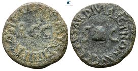 Caligula AD 37-41. Rome. Quadrans Æ