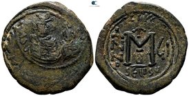 Heraclius with Heraclius Constantine AD 610-641. Seleucia Isauriae mint. Follis Æ
