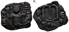 Constans II AD 641-668. Constantinople. Follis Æ