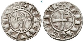 Bohémond III AD 1163-1201. Antioch. Denier BI