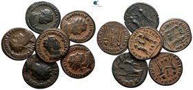 Lot of 6 Roman Imperial bronze coins / SOLD AS SEEN, NO RETURN!very fine