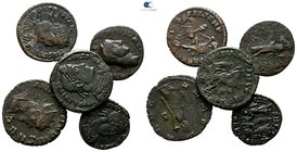 Lot of 5 Roman Imperial bronze coins / SOLD AS SEEN, NO RETURN!nearly very fine