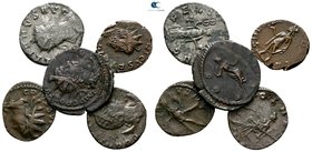 Lot of 5 Roman Imperial Antoniniani / SOLD AS SEEN, NO RETURN!nearly very fine