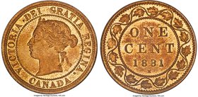 Victoria Cent 1881-H UNC Detail (Questionable Color) PCGS, Heaton mint, KM7. Lustrous and lightly handled. 

HID09801242017