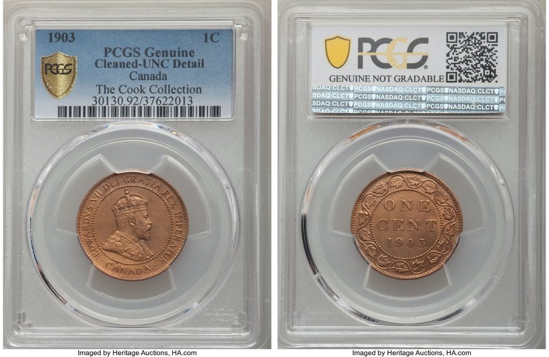 Edward VII Cent 1903 UNC Details (Cleaned) PCGS, London mint, KM8.

HID098012420...