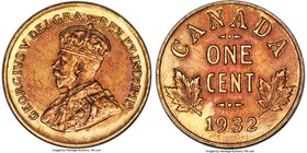George V Cent 1932 UNC Details (Cleaned) PCGS, Royal Canadian Mint, KM28. Lightly cleaned, with a mixture of chestnut and golden color and Mint State ...