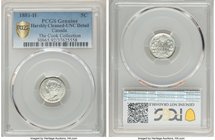Victoria 5 Cents 1881-H UNC Details (Harshly Cleaned) PCGS, Heaton mint, KM2.

HID09801242017