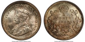 George V 5 Cents 1917 MS66+ PCGS, Ottawa mint, KM22. Lustrous surfaces and sharp strike.

HID09801242017