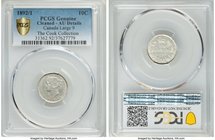 Victoria "Large 9" 10 Cents 1892/1 AU Details (Cleaned) PCGS, London mint, KM3. Large 9 variety. For comparison, we note that an XF40 example sold for...