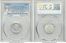 Newfoundland. George VI 10 Cents 1944-C AU Details (Rim Damage) PCGS, Royal Canadian Mint, KM20.

HID09801242017