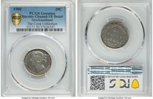Newfoundland. Victoria 20 Cents 1900 VF Details (Harshly Cleaned) PCGS, London mint, KM4. Polished bright. 

HID09801242017