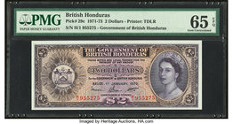 British Honduras Government of British Honduras 2 Dollars 1.1.1972 Pick 29c PMG Gem Uncirculated 65 EPQ. 

HID09801242017