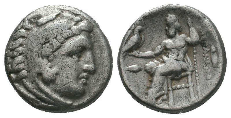 Alexander III the Great (336-323 BC). AR Drachm
Diameter: 17mm
Weight: 4.24gr...