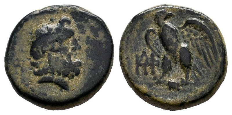KINGS of GALATIA. Deiotaros. Circa 62-40 BC. Æ . Laureate head of Zeus right / E...