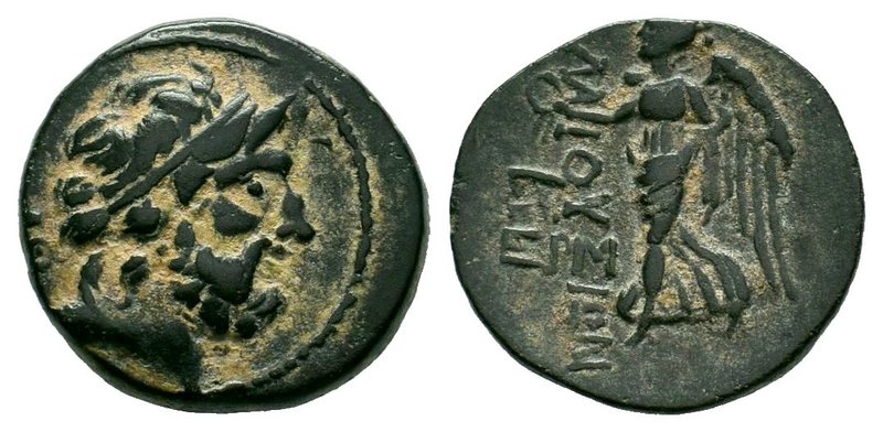 Elaiousa-Sebaste (BC 100-0) AE .diademed head of Zeus right; AP behind / ΕΛΑΙΟΥΣ...