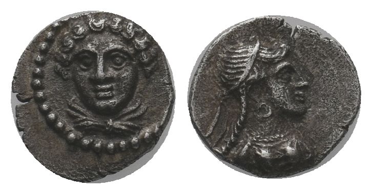 Cilicia, Satraps AR Obol. Tarsos, circa 380-360 BC. Time of Pharnabazos and Data...