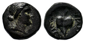 KINGS of CAPPADOCIA. temp. Ariarathes IV – Ariarathes VII. Circa 200-101 BC. Æ. Obv: Turreted bust of Ma-Kybele right. Rev: BΑΣIΛEΩΣ APIAPAΘHΣ. Ivy le...