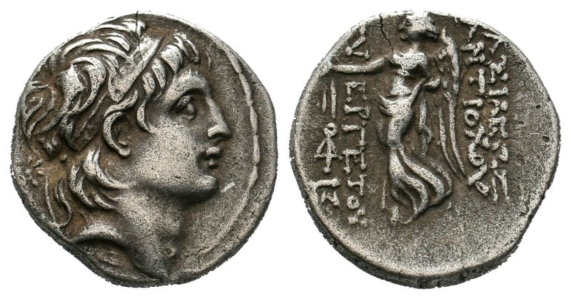 SELEUKID EMPIRE. Antiochos VII Euergetes (Sidetes). 138-129 BC. AR Drachm. Tarso...