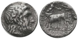 SELEUKID EMPIRE. Seleukos I Nikator. 312-281 BC. AR Tetradrachm Seleukeia on the Tigris mint II. Struck circa 296/5-281 BC. Laureate head of Zeus righ...