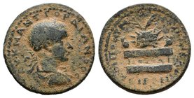 PONTUS, NEOCAESAREIA Gordianus III., 238-244 AD AE-Tetrassarion 241/242 AD (= year 178) Obv .: armored and draped bust with laurel wreath no, backs: p...