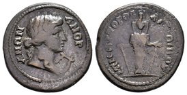GREEK COINS, ASIA, PHRYGIA, AMORIUM. AE-26mm. 2nd century AD Apollo head r., Lyra on the shoulder. Rs: cult image of Artemis. SNG COP. 117th
Diameter...