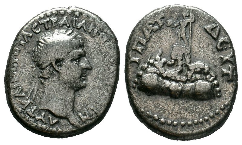 CAPPADOCIA, Caesarea-Eusebia. Trajan. AD 98-117. AR Didrachm . Struck AD 98/99. ...