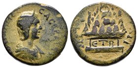 CAPPADOCIA. Caesarea. Julia Maesa (Augusta, 218-224/5). Ae. Dated RY 2 (219). Obv: IOYΛIA MAICA CЄBACTH. Diademed and draped bust right. Rev: MHTPOΠO ...