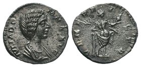Julia Domna. Augusta, A.D. 193-217. AR denarius. Rome mint, struck A.D. 194. IVLIA DOMNA AVG, draped bust right / VENERI VICTR, Venus standing right, ...