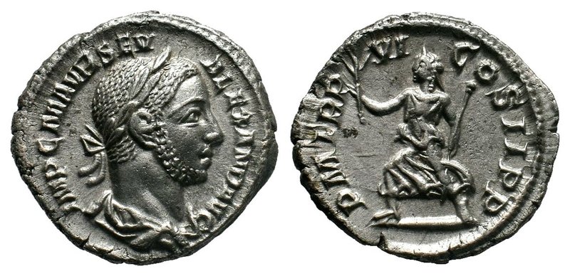 Severus Alexander (222-235 AD). AR Denarius. Roma (Rome), 234 AD. Obv. IMP ALEXA...