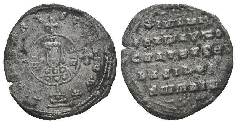 John I, Tzimisces, AR Miliaresion, 969-976, Constantinople. + IhSUS XRIStUS nICA...