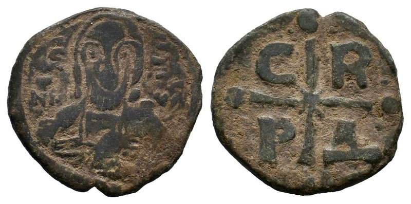 ROMANUS IV DIOGENES (1068-1071). Follis. Contemporary Bulgarian imitation of Con...