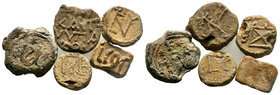 A lot of 4 byzantine lead seals (6th-7th cent.) The lot comprises several types of seals to catalogue.
Condition: Very Fine
Provenance: From a Priva...