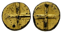 CRUSADERS. Token ? Av Gold Plated,
Diameter: 11mm
Weight: 1.64gr
Condition: Very Fine
Provenance: Property of a Dutch Collector