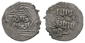 Mongols. Ilkhanids. temp. Abaqa. AH 663-681 / AD 1265-1282. AR Dirham . qa’an al-’adil type. [Tiflis mint]. Dated Dhu al-Qa'da AH 670 . Diler A-98; Al...