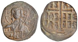 ANÓNIMO. Follis (1028-1034). Ceca indeterminada. Atribuida a Romano III. SBB-1823. MBC.