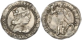 FERNANDO I. Coronado Nápoles. MARCA I. IV-1020. MBC-.