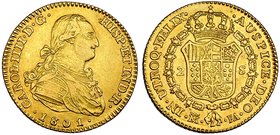 2 escudos. 1801. Madrid. FA. VI-1052. MBC+.