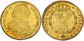 8 escudos. 1789. Santiago. DA. VI-1412.
