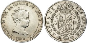 4 reales. 1838. Madrid. CL. VI-380. EBC-.