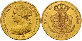 100 reales. 1862. Madrid. VI-649. EBC-.
