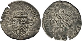 FRANCIA. Douzain. Enrique II. 1552. Duplessy-997. MBC-.