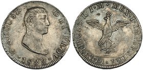MÉXICO. Agustín Iturbide. 8 reales. 1822. KM-304.