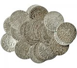 POLONIA. Lote de 31 monedas. Segismundo III Vasa. 3 polker. Distintas fechas. KM-41. MBC-/MBC.