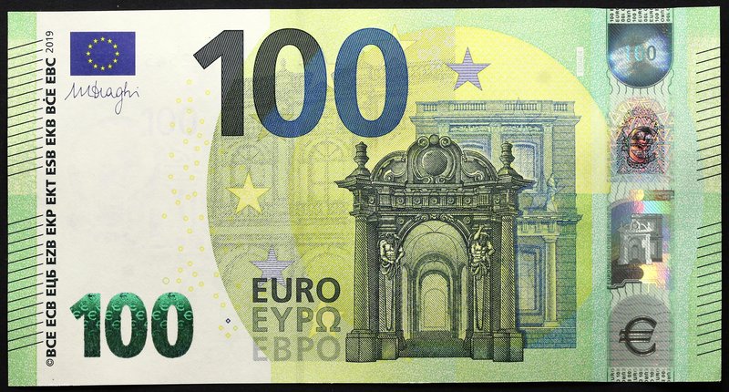 European Union 100 Euro 2019
New Edition; UNC