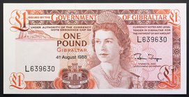 Gibraltar 1 Pound 1988
P# 20; № L 639630; UNC