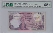 Malta 5 Liri 1967 PMG 65EPQ
P# 35b
