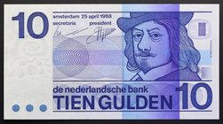 Netherlands 10 Gulden 1968
P# 91; № 4065492762; UNC; "Frans Hals"