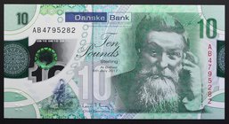 Northern Ireland 10 Pounds 2019 Danske Bank NEW
P# New; № AB4795282; UNC